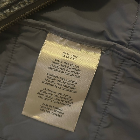 NWT Levi’s BOX QUILTED COTTON JACKET- Light Denim Wash - Picture 7 of 8